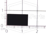 Rectangular Rubber Foot Self-adhesive  13.0mm x 7.0mm Height 4.0mm &mdash; photo 2