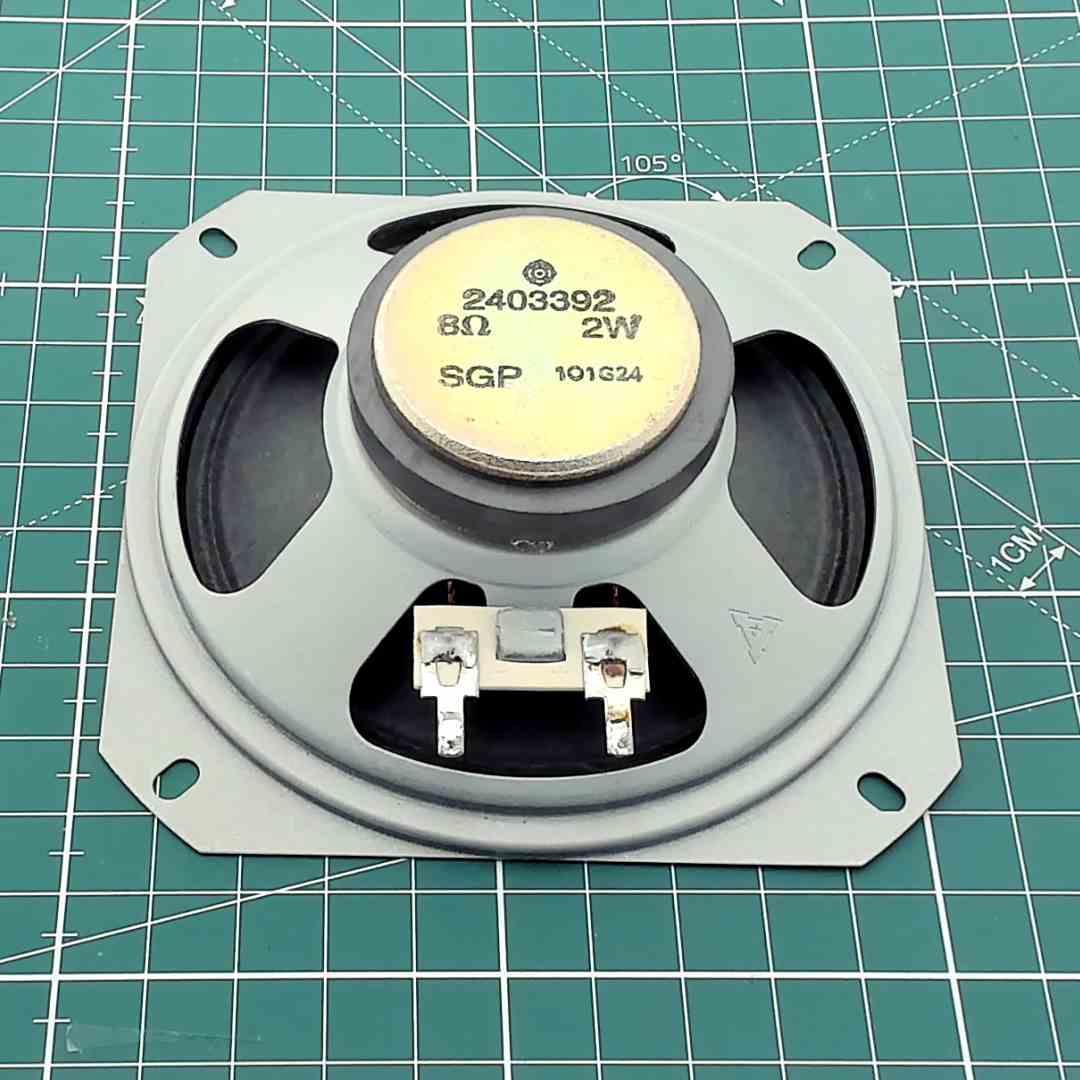 Round Replacement Speaker 8 Ohm 2 W [Ø102x35mm], Hitachi TRK-640R