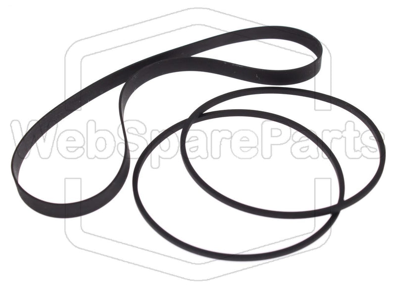 Belt Kit For Cassette Deck Sharp GF-7 - WebSpareParts
