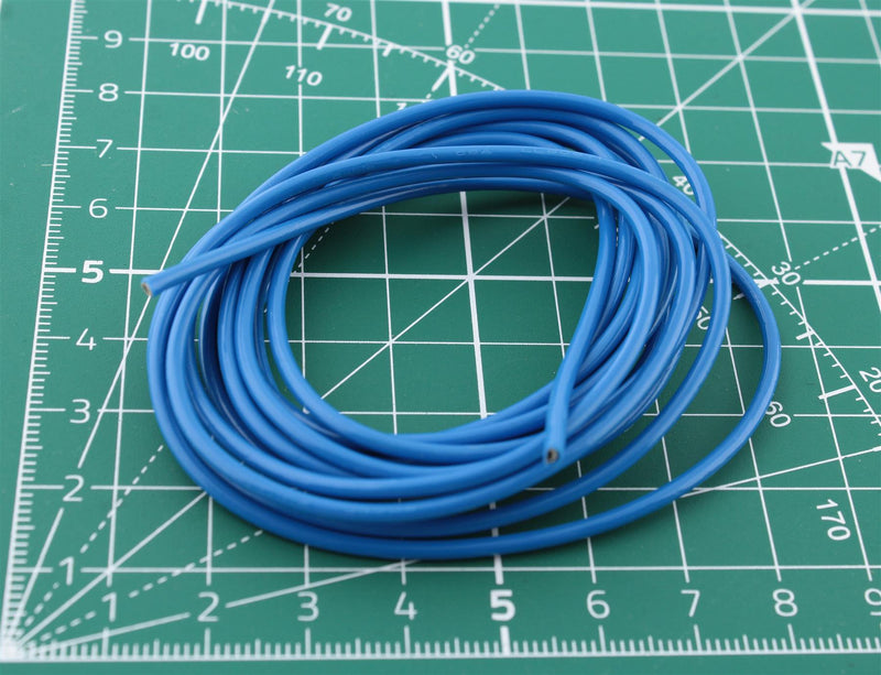 Armored Cable for Vintage Amplifier and Radio Restore Projects [Blue Cable 2 meters]