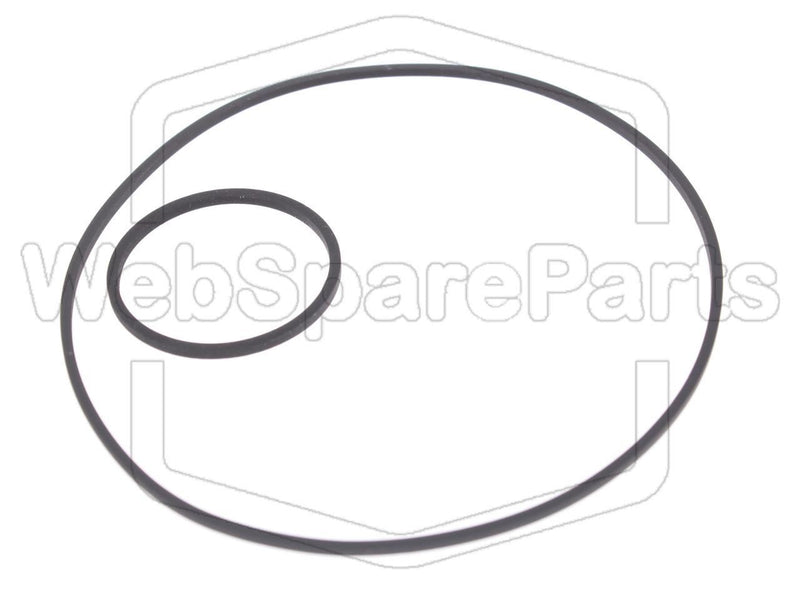 Belt Kit For Cassette Deck Philips N 2202 - WebSpareParts