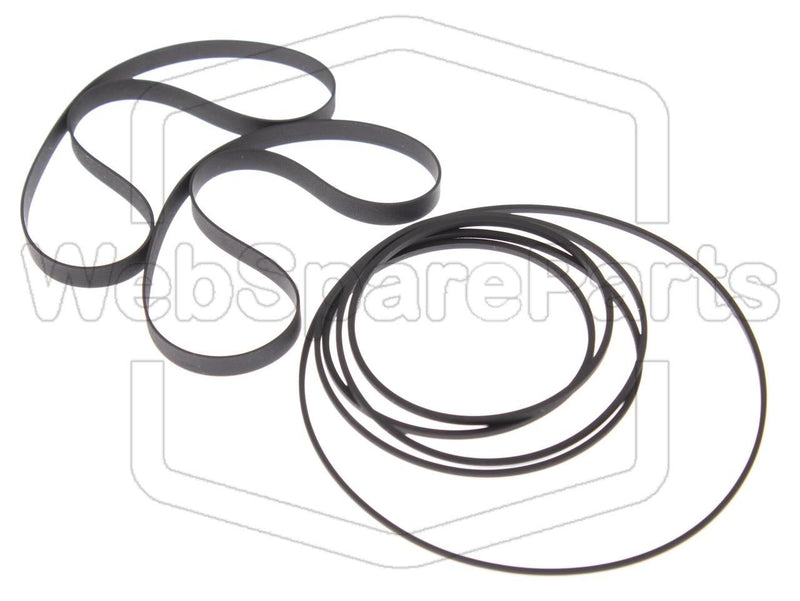 Belt Kit for Double Cassette Deck Technics RS-D550W - WebSpareParts