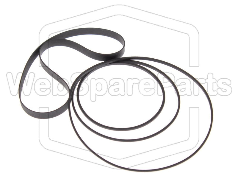 Belt kit for Stereo Cassette Deck Technics RS-B105 - WebSpareParts