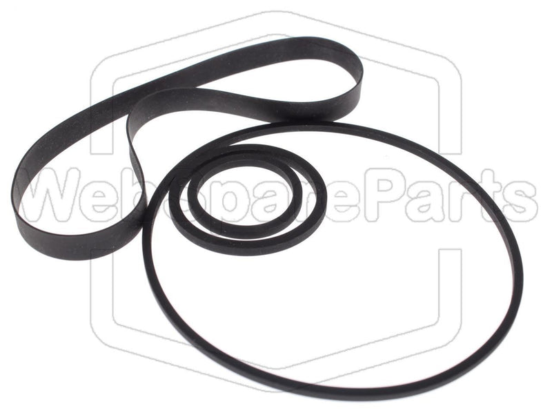 Belt Kit For Video Cassette Recorder Palladium 288/306 - WebSpareParts