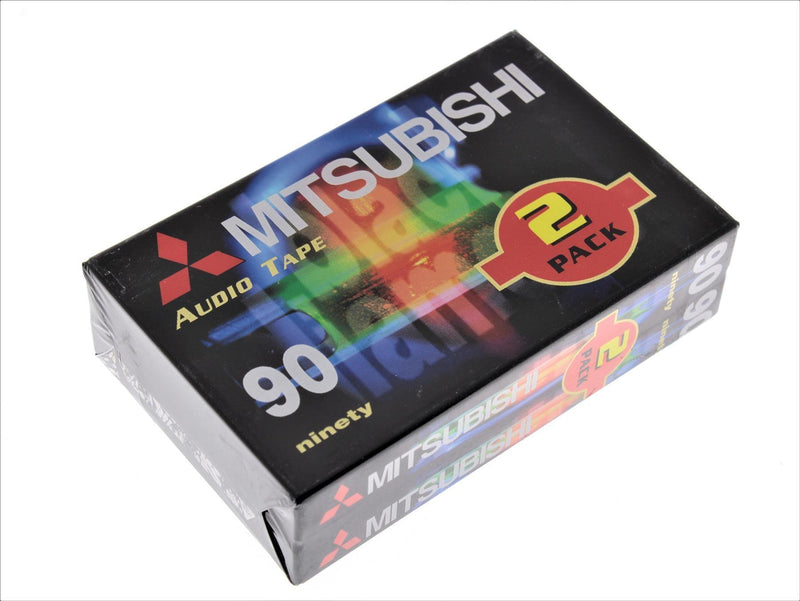 Blank Audio Media Recording Cassette MITSUBICHI 90 (PACK 2) - WebSpareParts