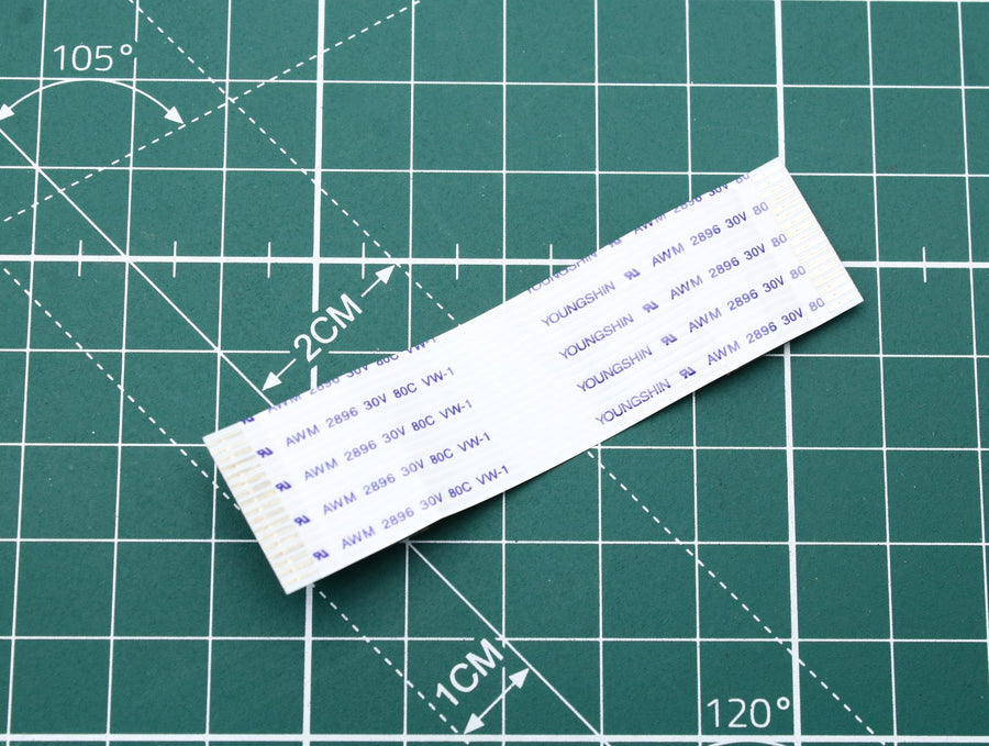 17 Pin Flat Flex Cable for DVD Player Laser to Main PCB [70×18 mm