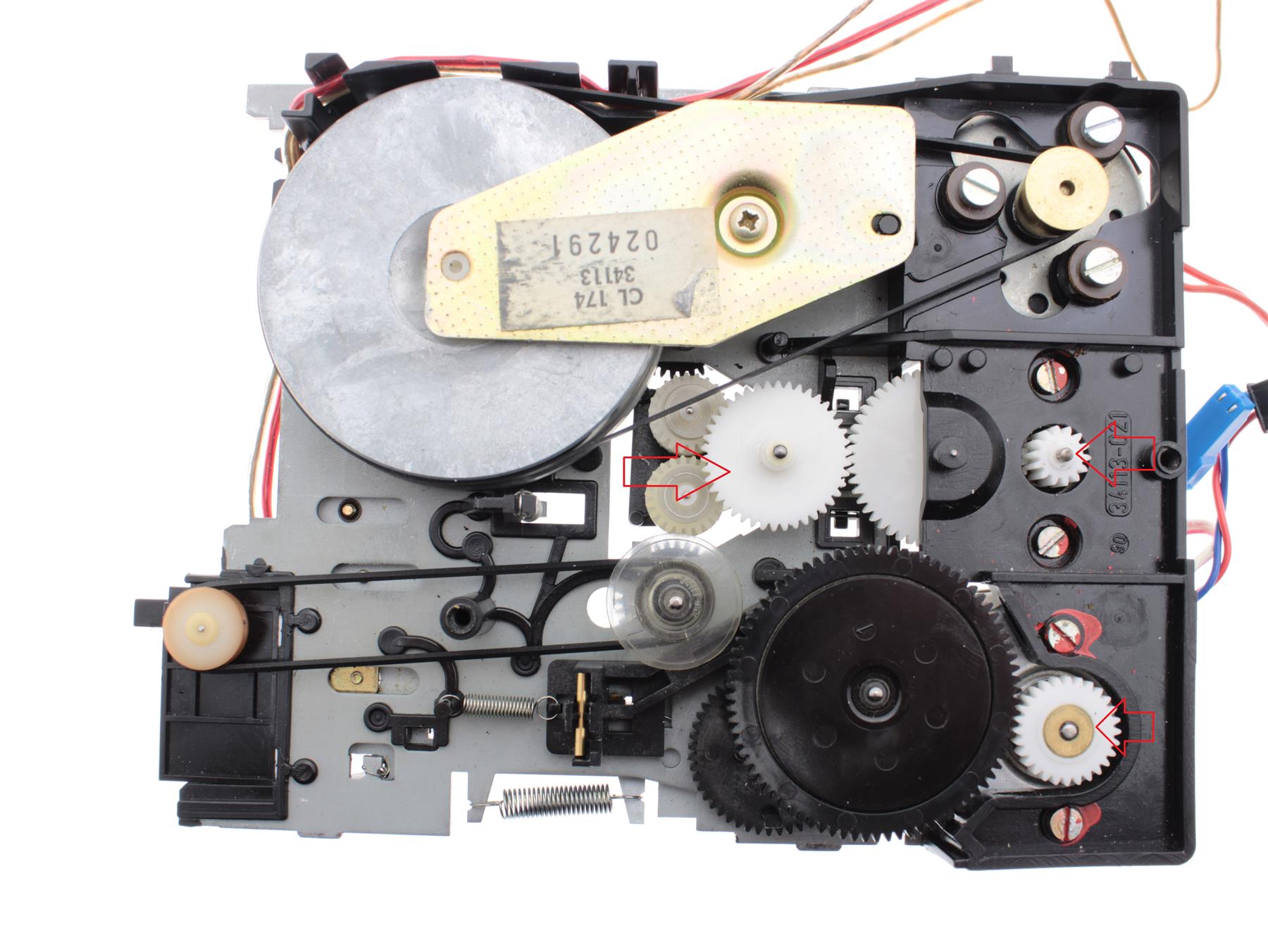 Grundig SCF40 Replacement Gear Set for Cassette Deck