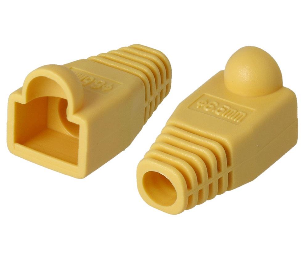 RJ45 Yellow Boot [Pack of 10]
