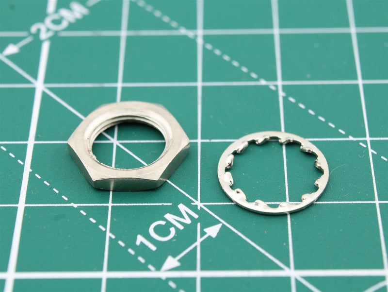 M8.7 Nut + Washer For Potentiometer