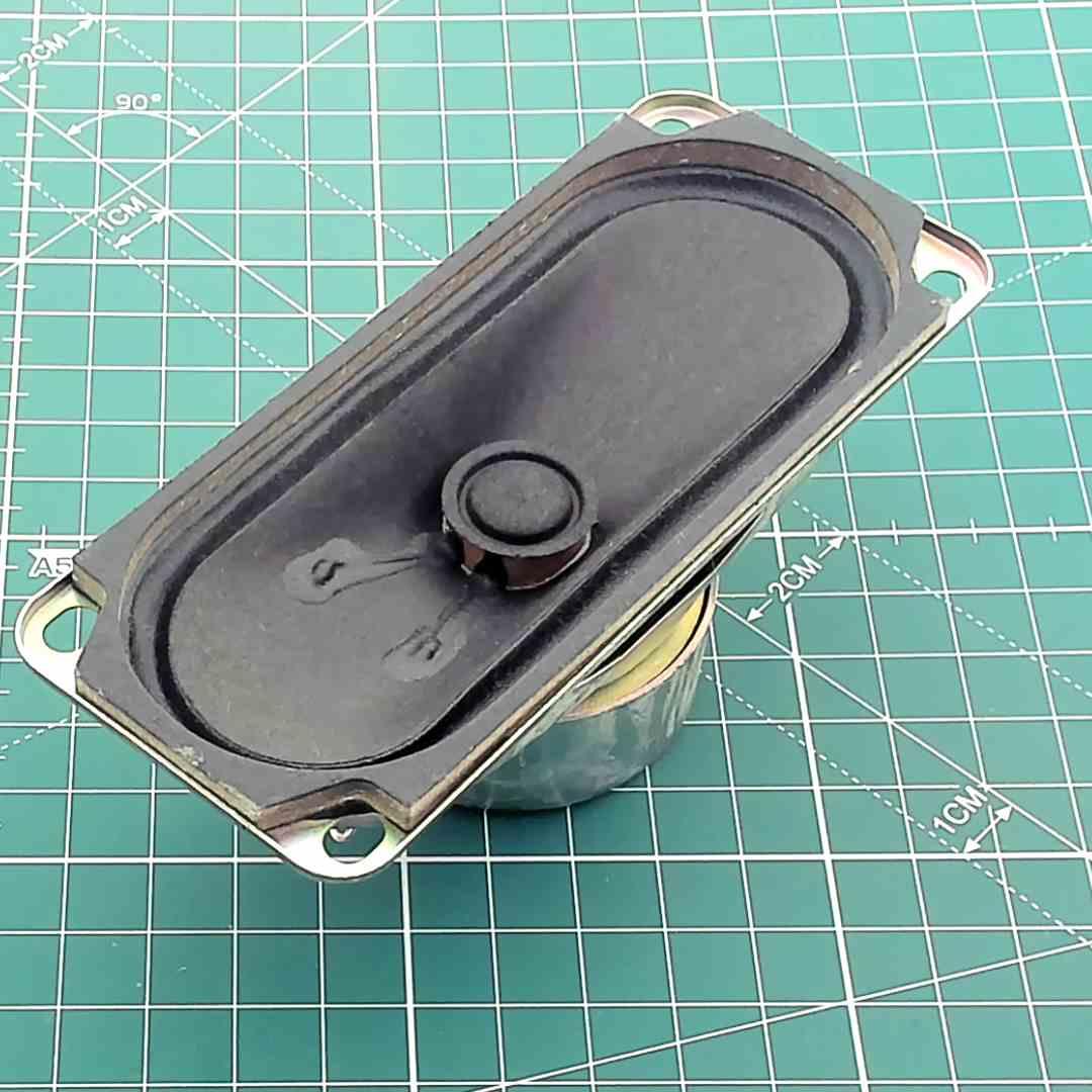 Oval Replacement Speaker for Vintage Audio, 8 Ohm 7 W [120x50x45mm]