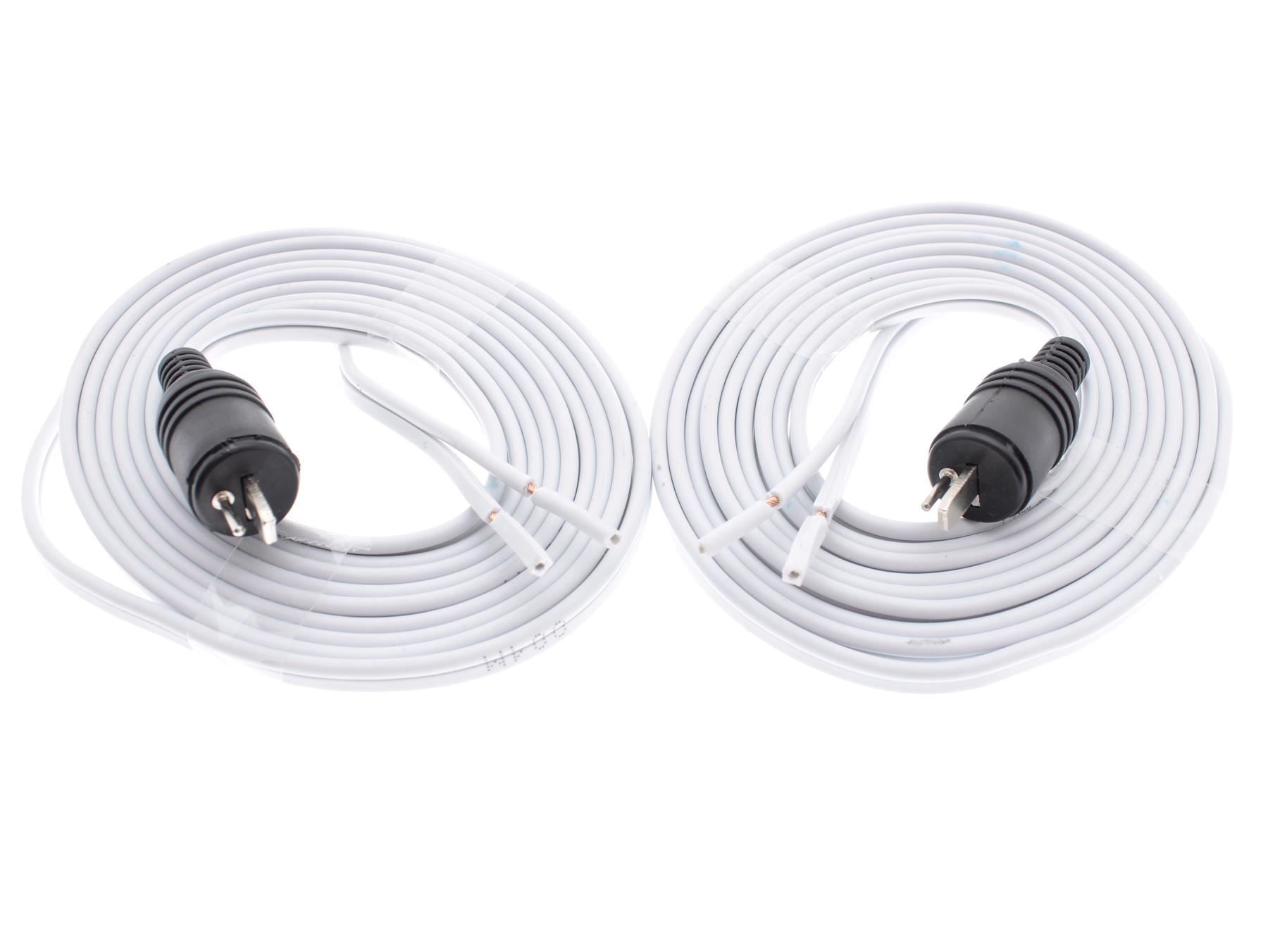 2-Pin DIN to Bare End Speaker Cable Pair for Bang & Olufsen [6 meters each]