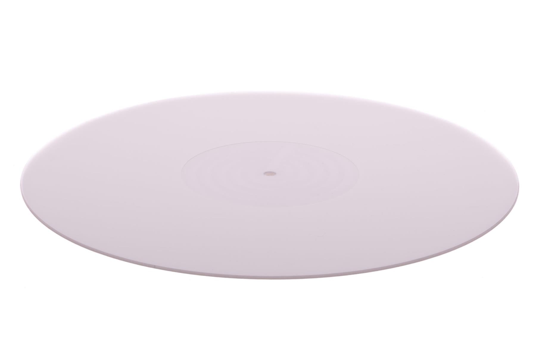 Analogis Mat Four Acrylic Turntable Mat – Anti-Static Platter Mat [White]