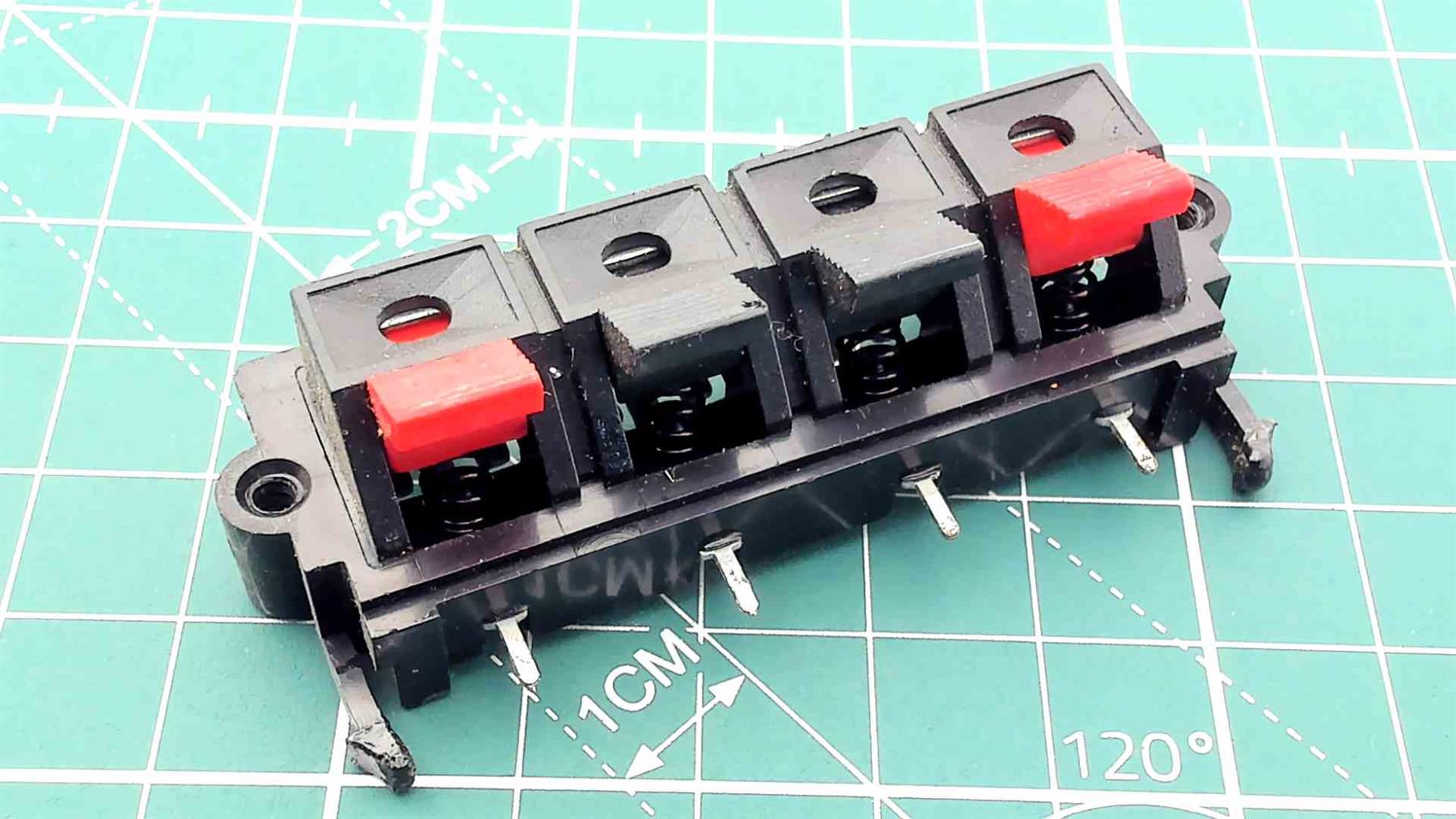 Sharp CD Series Speaker Cable Connection Connector for Vintage Audio Repair