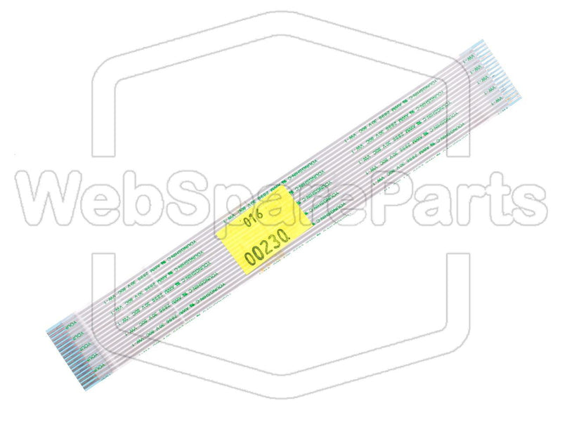 17 contacts Câble plat L=165mm W=22.70mm