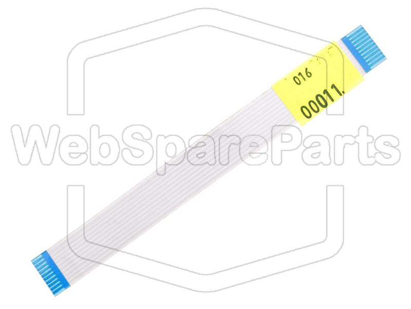 10 contacts Câble plat L=130mm W=13.90mm