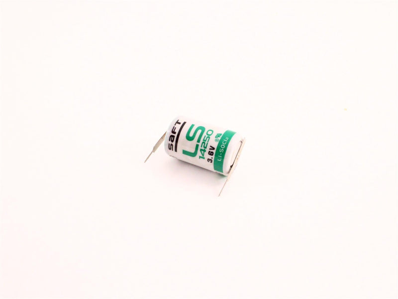 Lithium batteri med pins CR14250 / LS14250 3,6V 2AA SAFT  