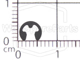 Circlip for Shaft 2.3mm Thick 0.6mm BK Retaining Ring for Vintage Audio Repair &mdash; photo 4