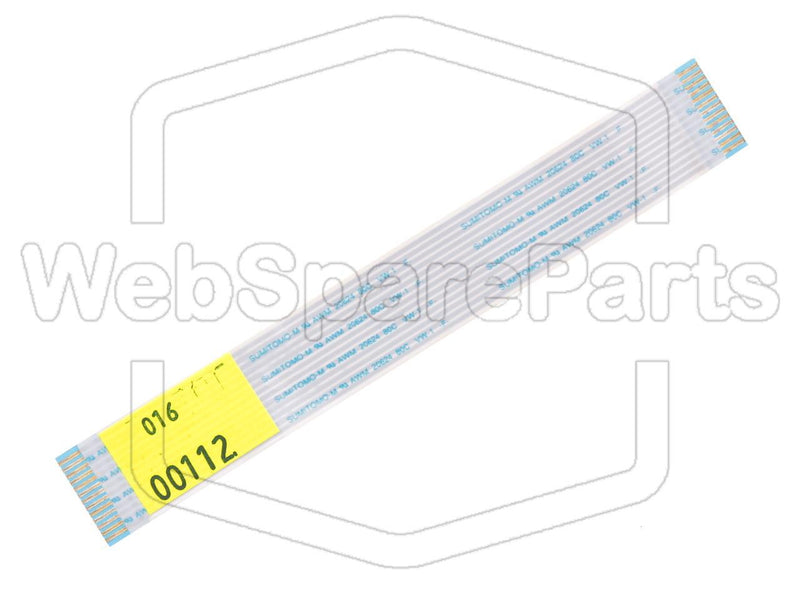 Flat Cable de 13 pinos L=125mm L=17,60mm