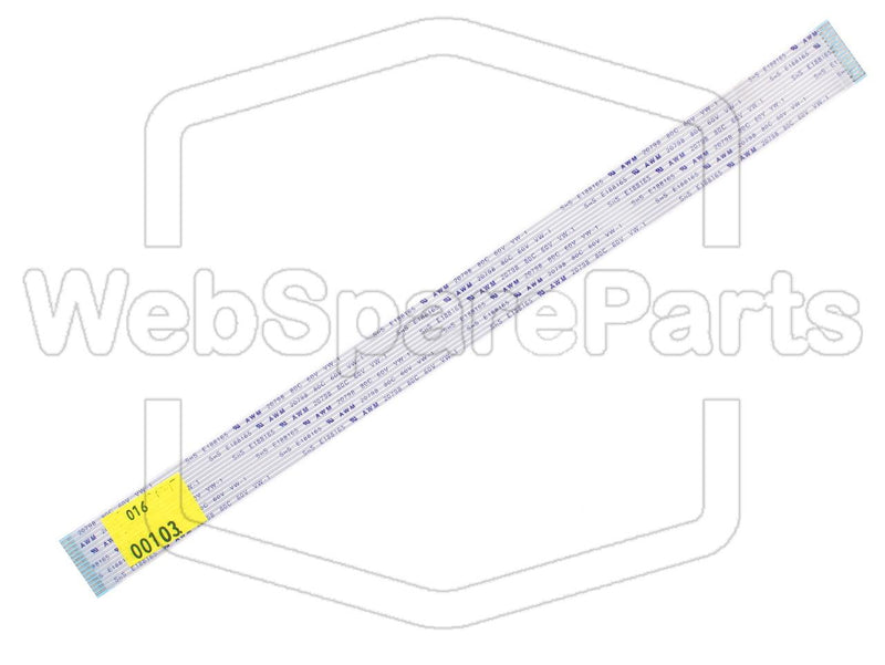 15 contacts Câble plat L=267mm W=20mm