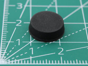 Picior rotund din cauciuc autoadeziv Ø12.7mm x Ø11.5mm x înălțime 4