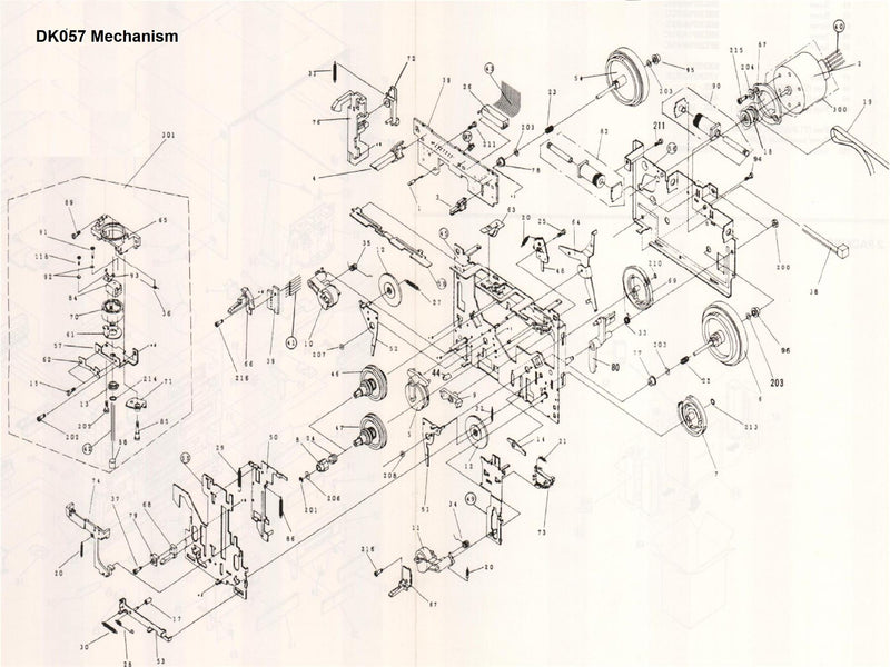 DK057 Mechanism Cassette Deck - WebSpareParts