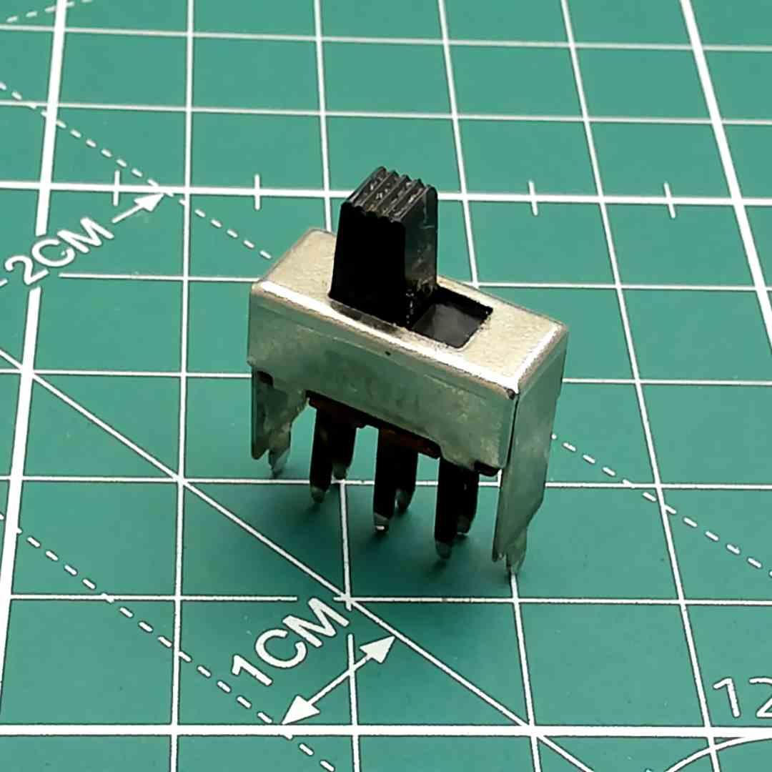 Hitachi TRK640 2-Position Slide Switch for Vintage Boombox Repair