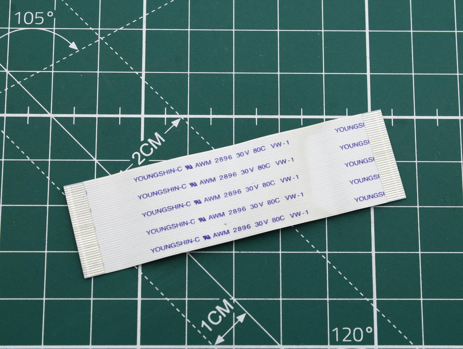 Cablu flat flex cu 40 pini pentru laser DVD player către PCB principal [72×21 mm