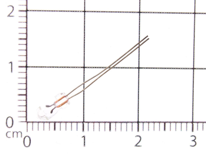 Miniaturelampe 3,0 Volt 40mA Ø 3,15mm Længde 6,35mm  