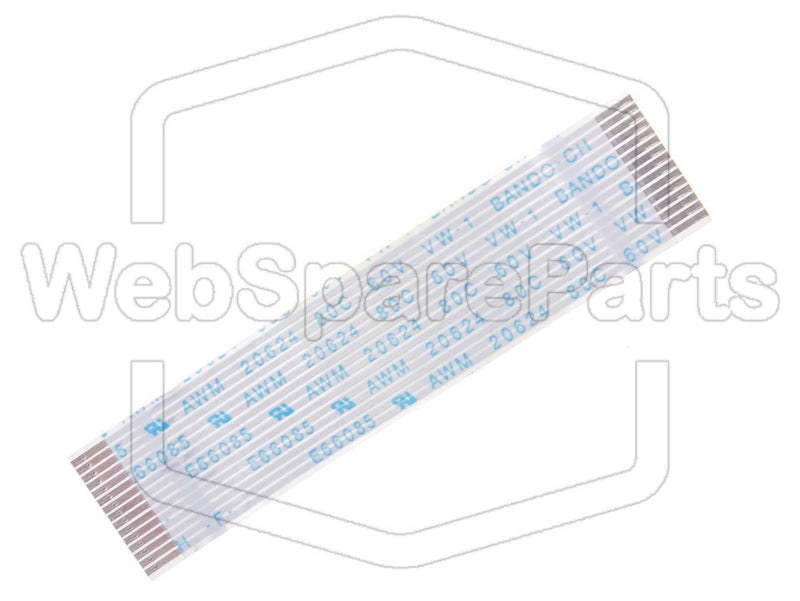 Flat Cable de 15 pinos L=70mm L=16,05mm