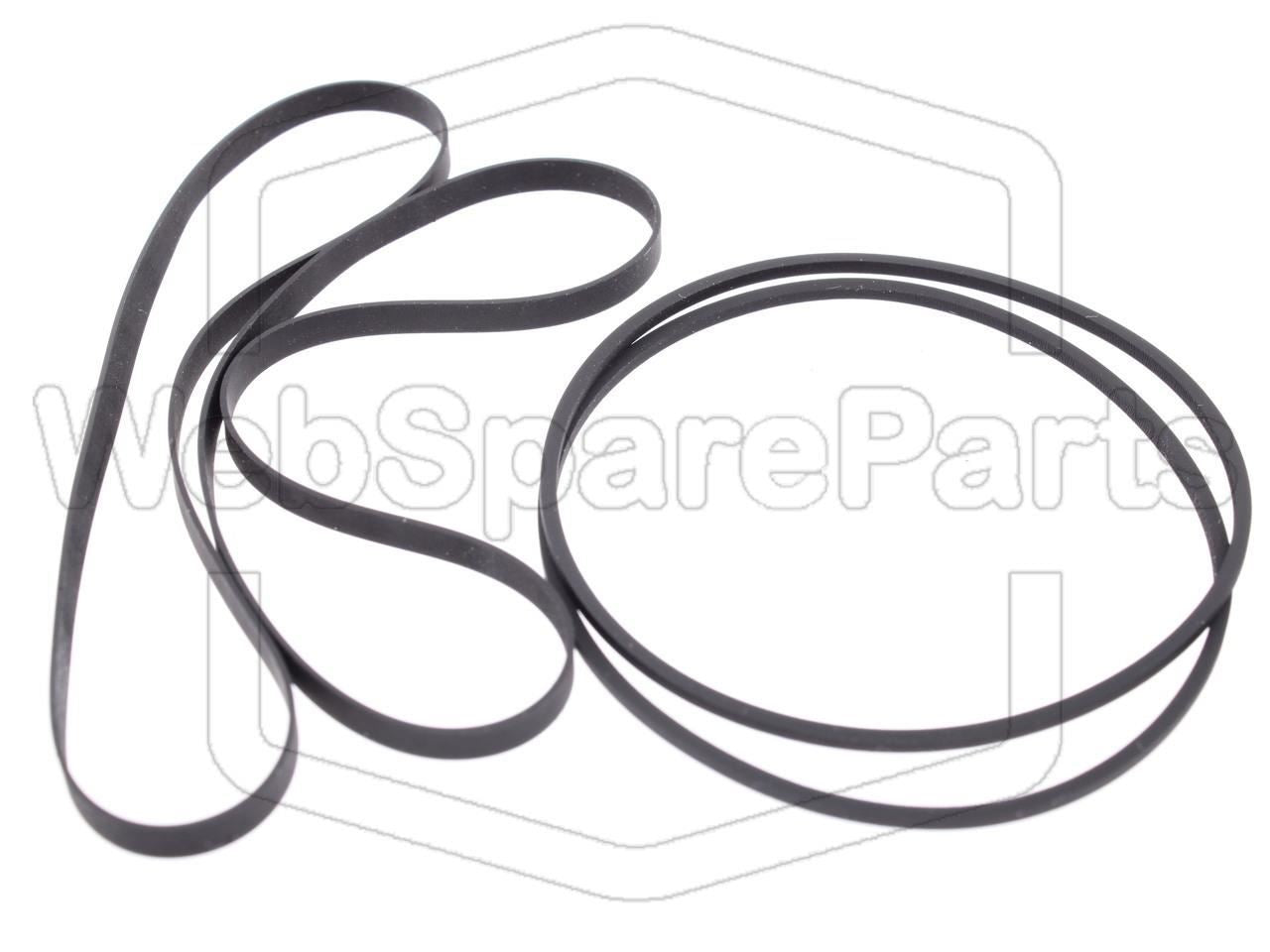 Full Belt Kit for Grundig CCF-21 Double Cassette Deck