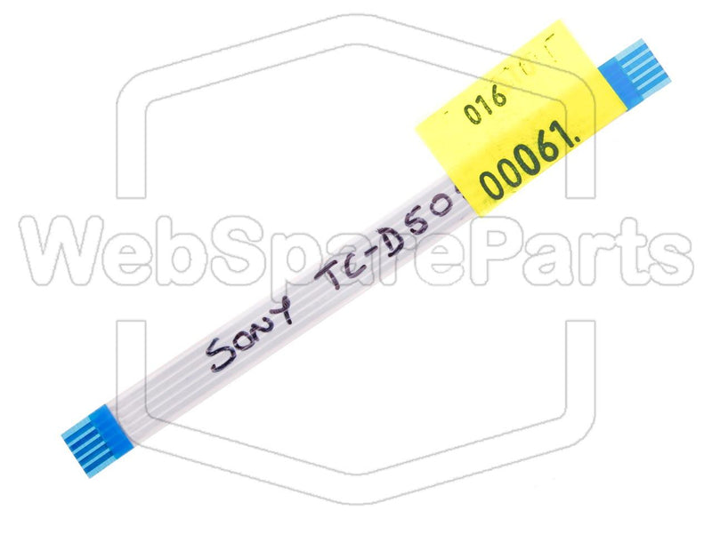 5 contacts Câble plat L=100mm W=7.50mm