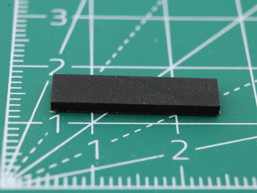 Picior dreptunghiular din cauciuc autoadeziv 20.0mm x 5.0mm Height 1.5 mm