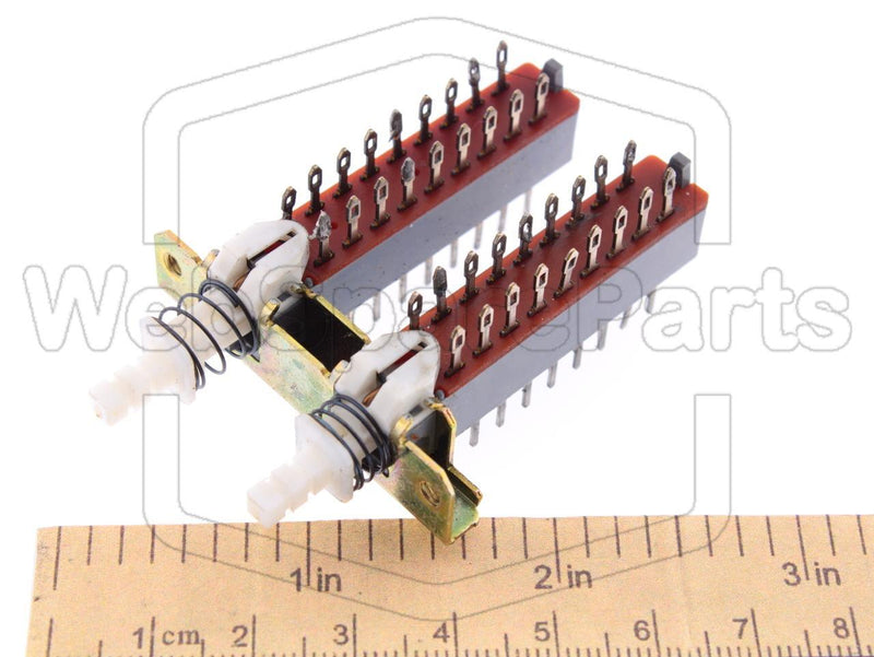 Sanyo RD-5270M Barra de interruptores 2 para leitor de cassetes