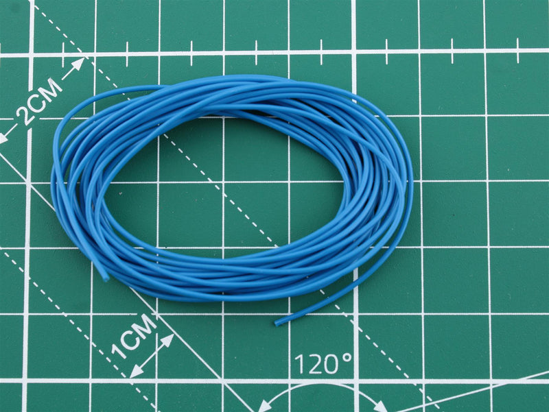 Multi strand electrical wire Blue 0.35mm x 2.0 meters