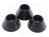 Picior rotund din PVC cu orificiu Ø3.0mm Base Ø14.8mm &mdash; photo 9