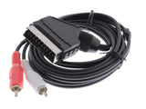 SCART to 2 RCA Male Audio Cable [2 m] &mdash; photo 2