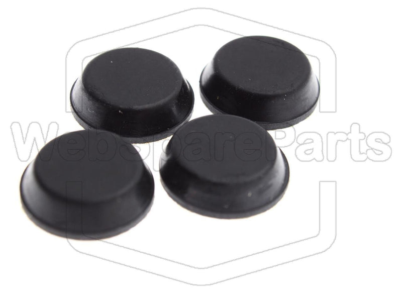 Rubber Feet For CD Player Bang & Olufsen Beogram CD 4500 Type: 5171, 5172, 5173, 5174, 5175 (1989-1992)