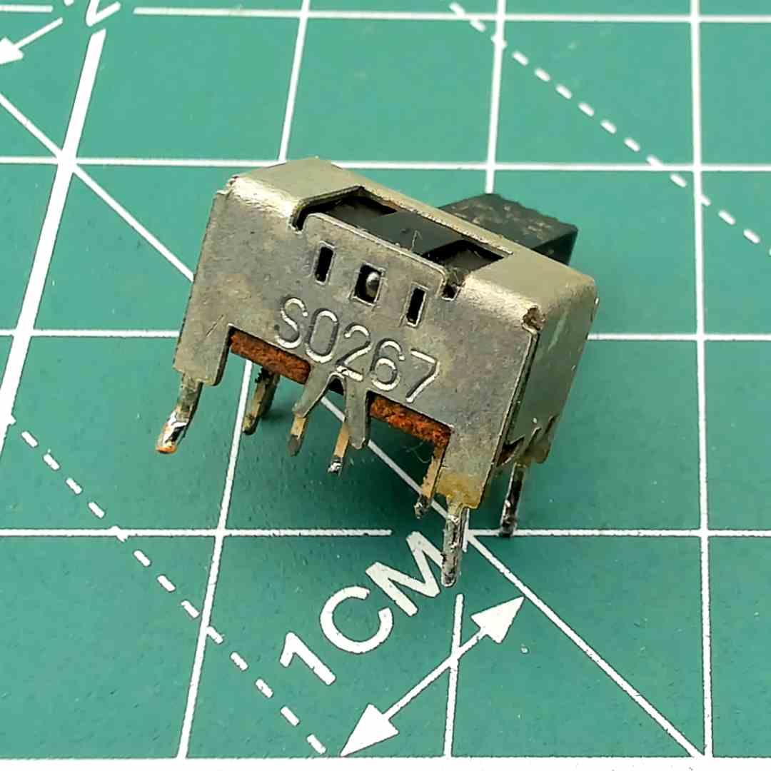 Sharp WQ268E 3-Position 4-Pin PCB Slide Switch for Vintage Boombox Repair