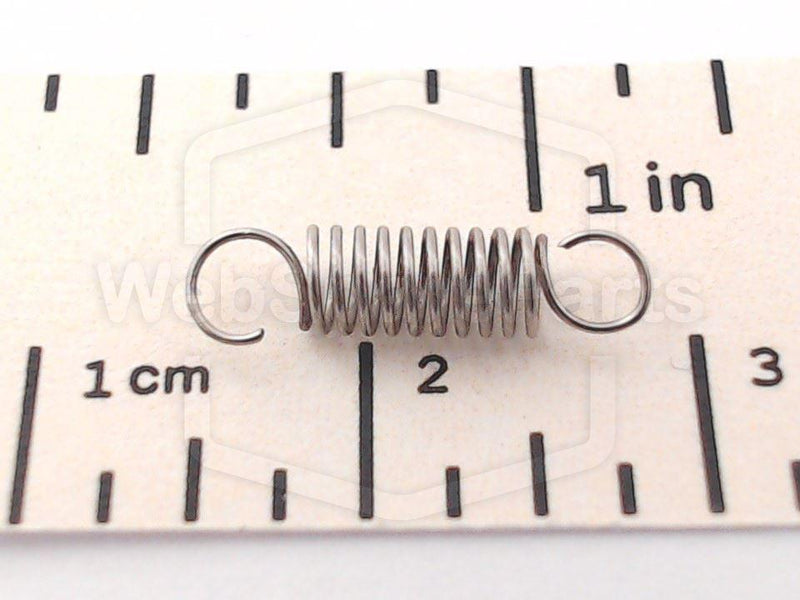 Extension Spring Ø = 3.3mm x TL = 6.6mm x TK = 0.34mm - WebSpareParts