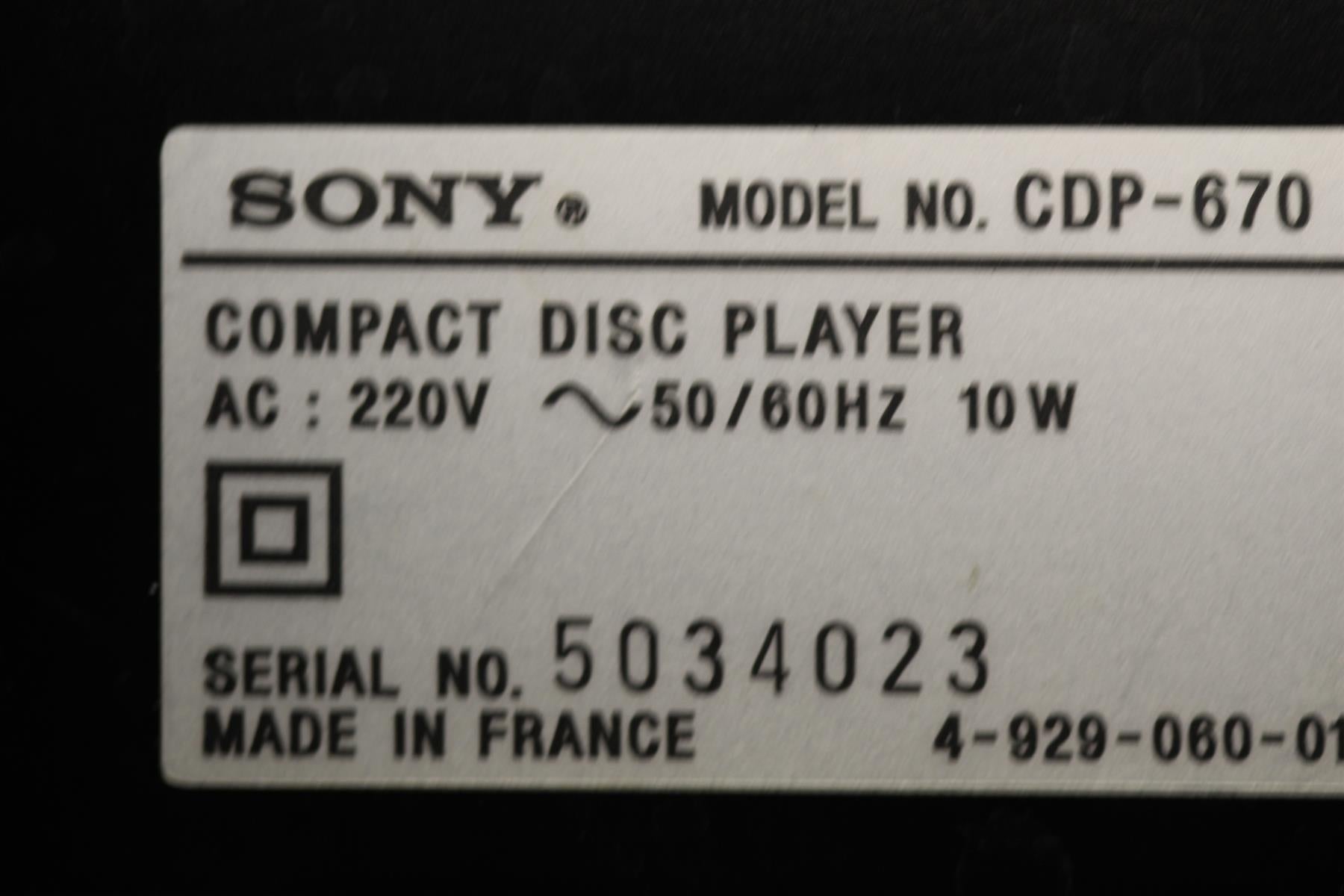 Eject Tray Drive Belt for CD Player Sony CDP-670 (EU-Model)