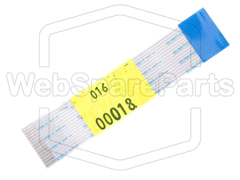 15 Pins Inverted Flat Cable L=76mm W=16.30mm