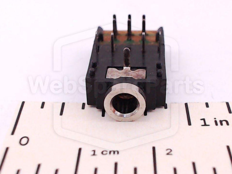 Tomada de jack de 4 pinos para chassis de PCB de 3,5 mm