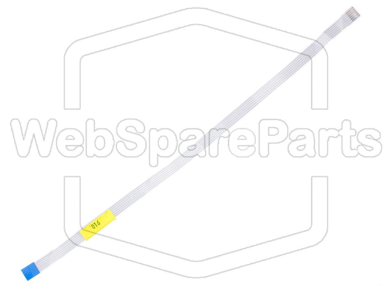 6 contacts Câble plat inversé L=283mm W=9.10mm