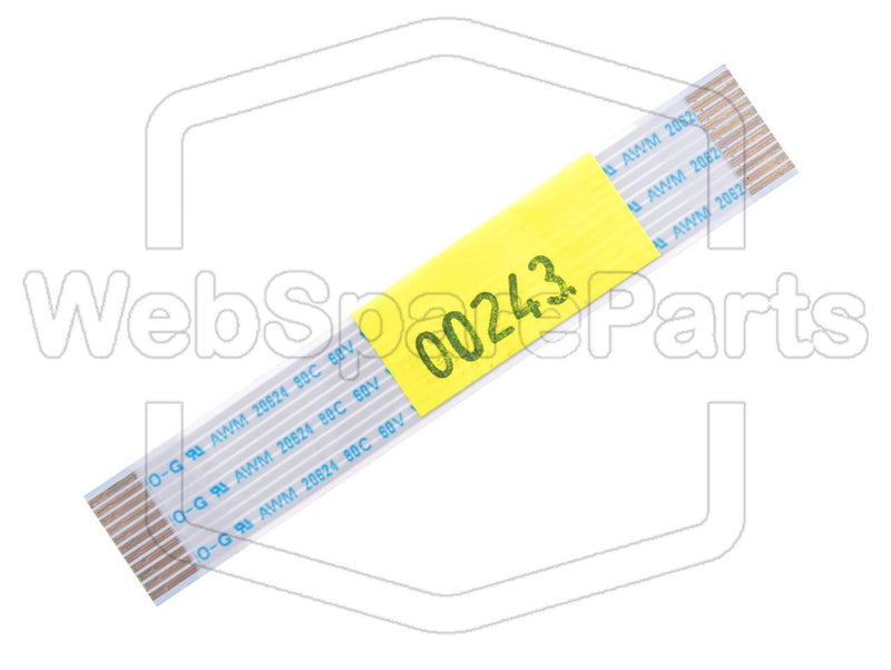 11 contacts Câble plat L=70mm W=12mm