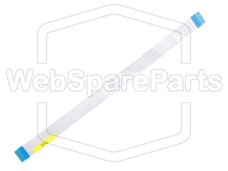 12 contacts Câble plat L=220mm W=13.11mm