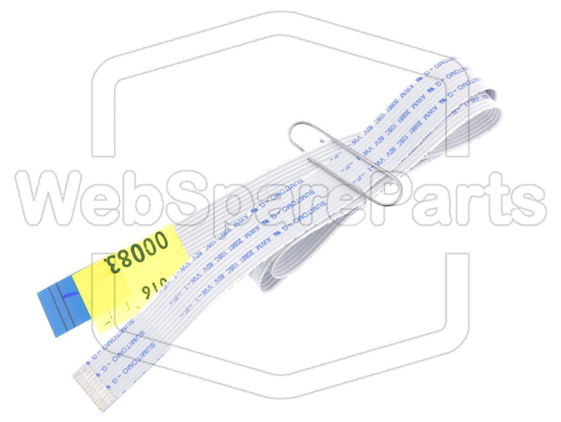 11 contacts Câble plat L=565mm W=12mm