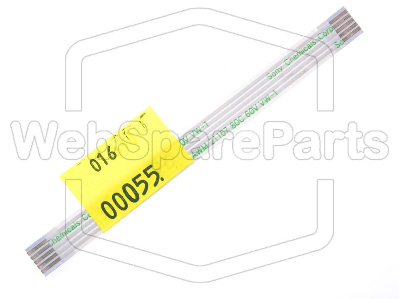 5 contacts Câble plat L=90mm W=7.60mm