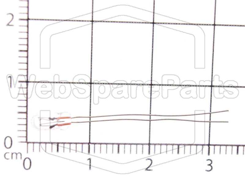 Incandescent Lamp 28 Volts DC 24mA Ø: 3.15mm; L: 6.35mm - WebSpareParts