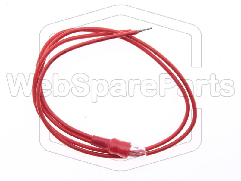 Incandescent Lamp Wired 12 Volts 0.72W 60mA Ø 4mm - WebSpareParts