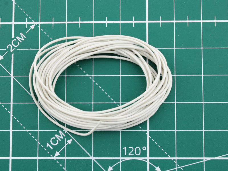 Multi strand electrical wire White 0.35mm x 2.0 meters - WebSpareParts